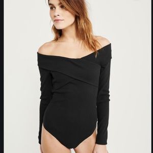 New! Abercrombie off the shoulder bodysuit NWT